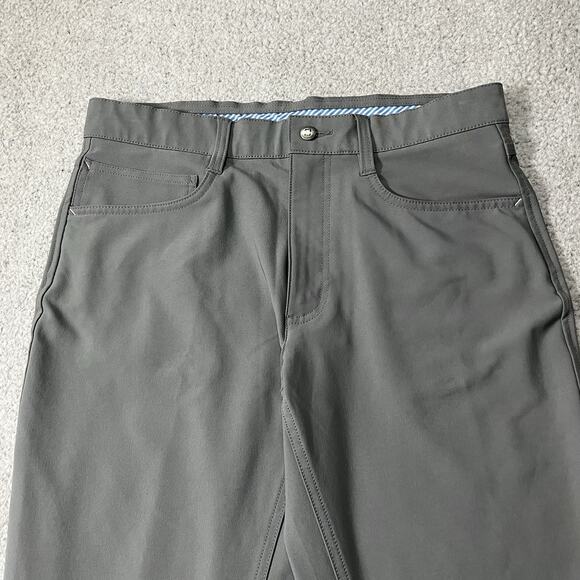 Footjoy Pants Mens 32x32 Gray Performance Athletic Fit Golf FJ Tour Stretch - Picture 2 of 13